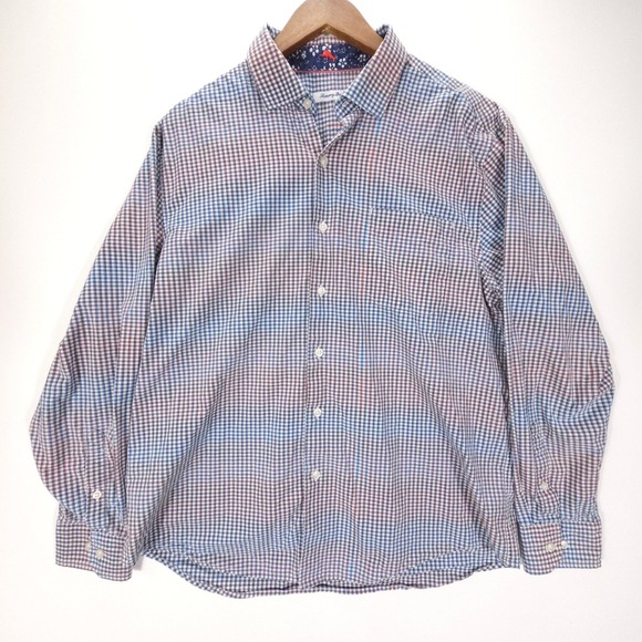 Tommy Bahama Other - Vintage Tommy Bahama Shirt Mens L Multi Gingham Check Long Sleeve Coastal Casual